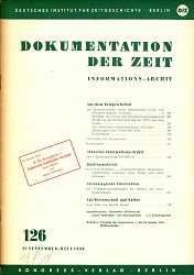 Documentation of Time 1956 / 126 Cover Image