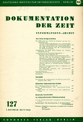 Documentation of Time 1956 / 127 Cover Image