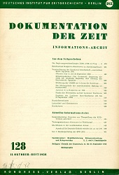Documentation of Time 1956 / 128 Cover Image