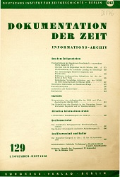 Documentation of Time 1956 / 129 Cover Image