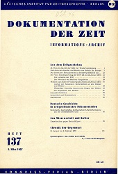 Documentation of Time 1957 / 137 Cover Image
