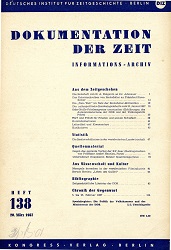 Documentation of Time 1957 / 138 Cover Image
