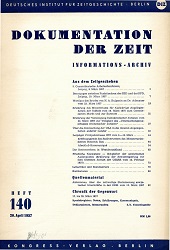 Documentation of Time 1957 / 140 Cover Image