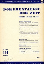 Documentation of Time 1957 / 141 Cover Image