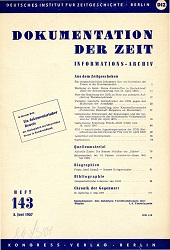 Documentation of Time 1957 / 143 Cover Image