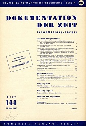 Documentation of Time 1957 / 144