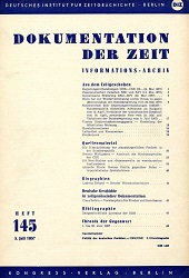 Documentation of Time 1957 / 145 Cover Image