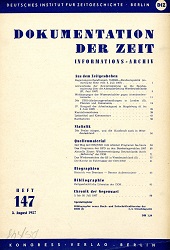 Documentation of Time 1957 / 147 Cover Image