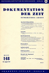 Documentation of Time 1957 / 148 Cover Image
