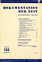 Documentation of Time 1957 / 153 Cover Image