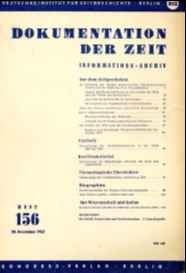 Documentation of Time 1957 / 156