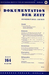Documentation of Time 1958 / 164 Cover Image