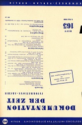 Documentation of Time 1958 / 165 Cover Image