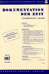 Dokumentation der Zeit 1958 / 167