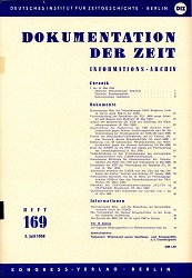Documentation of Time 1958 / 169 Cover Image