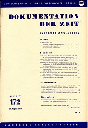 Documentation of Time 1958 / 172 Cover Image