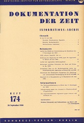 Documentation of Time 1958 / 174 Cover Image