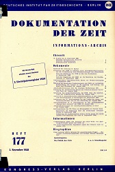 Dokumentation der Zeit 1958/177