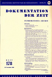 Dokumentation der Zeit 1958/178