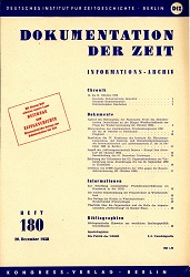 Documentation of Time 1958 / 180 Cover Image