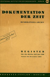 DOCUMENTATION OF TIME 1958 / 180 – Index for Issues 157 to 180 (1958) Cover Image