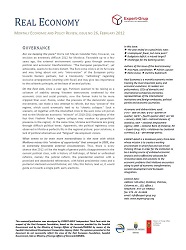 REAL ECONOMY - Quarterly Review of Economy and Policy - 2012-26 Cover Image