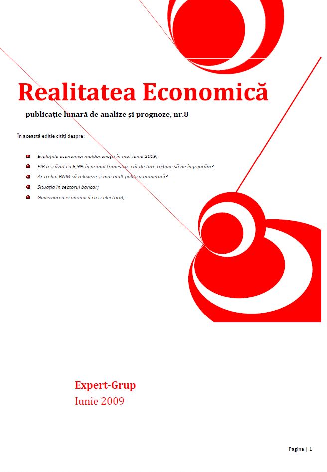 REAL ECONOMY - Monthly Review of Economy and Policy - 2009-08 Cover Image