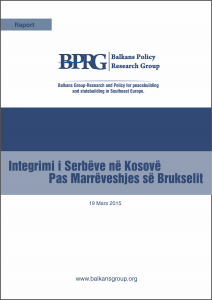 №01 Serb Integration in Kosovo after the Brussels Agreement Cover Image