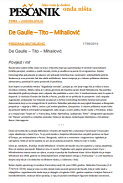 De Gaulle – Tito – Mihailović