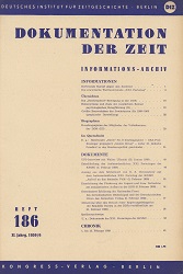 Documentation of Time 1959 / 186 Cover Image