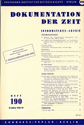 Documentation of Time 1959 / 190 Cover Image