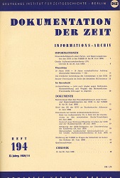 Documentation of Time 1959 / 194 Cover Image