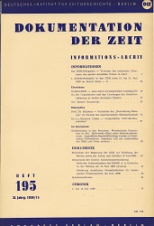 Documentation of Time 1959 / 195 Cover Image