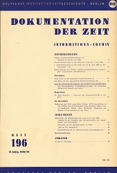 Documentation of Time 1959 / 196