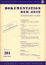 Documentation of Time 1959 / 204 Cover Image