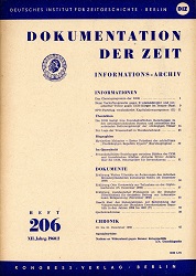 Dokumentation der Zeit 1960 / 206
