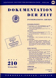 Dokumentation der Zeit 1960 / 210