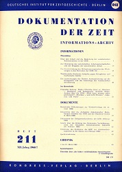 Dokumentation der Zeit 1960 / 211