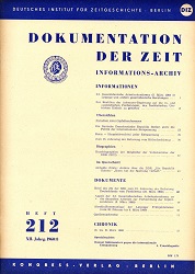 Dokumentation der Zeit 1960 / 212