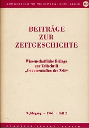 Documentation of Time 1960 / 213 – Scientific Supplement »Contributions to Contemporary History – 1960-02«