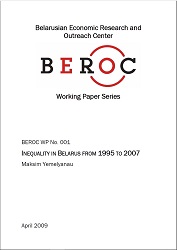 Inequality in Belarus from 1995 to 2007