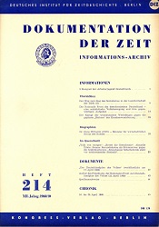 Dokumentation der Zeit 1960 / 214