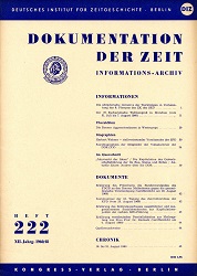 Documentation of Time 1960 / 222 Cover Image