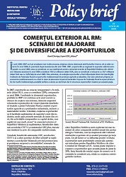 Foreign Trade of the Republic of Moldova: Scenarios for increasing and diversifying Exports