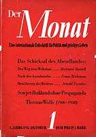 DER MONAT. 01. Jahrgang 1948, Nummer 001