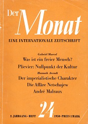 DER MONAT. 02. Jahrgang 1950 Nummer 24