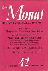 DER MONAT. 04. Jahrgang 1952 Nummer 42