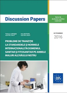 Transition Issues to International Sanitary and Phytosanitary Standards and Norms on both banks of the Dniester River