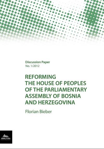 Reforming the House of Peoples of the Parliamentary Assembly of Bosnia and Herzegovina Cover Image