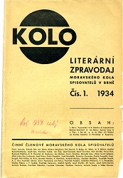 Ročník IV, Číslo 1, 1934